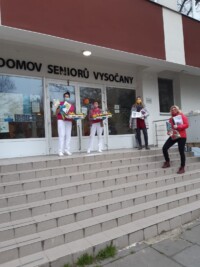 Předávání radosti v DS Vysočany